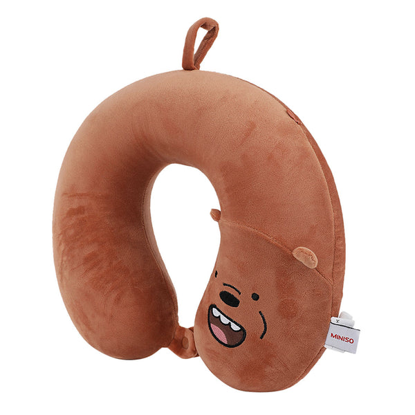 MINISO We Bare Bears- Memory Foam U-shaped Pillow /Bantal Travel