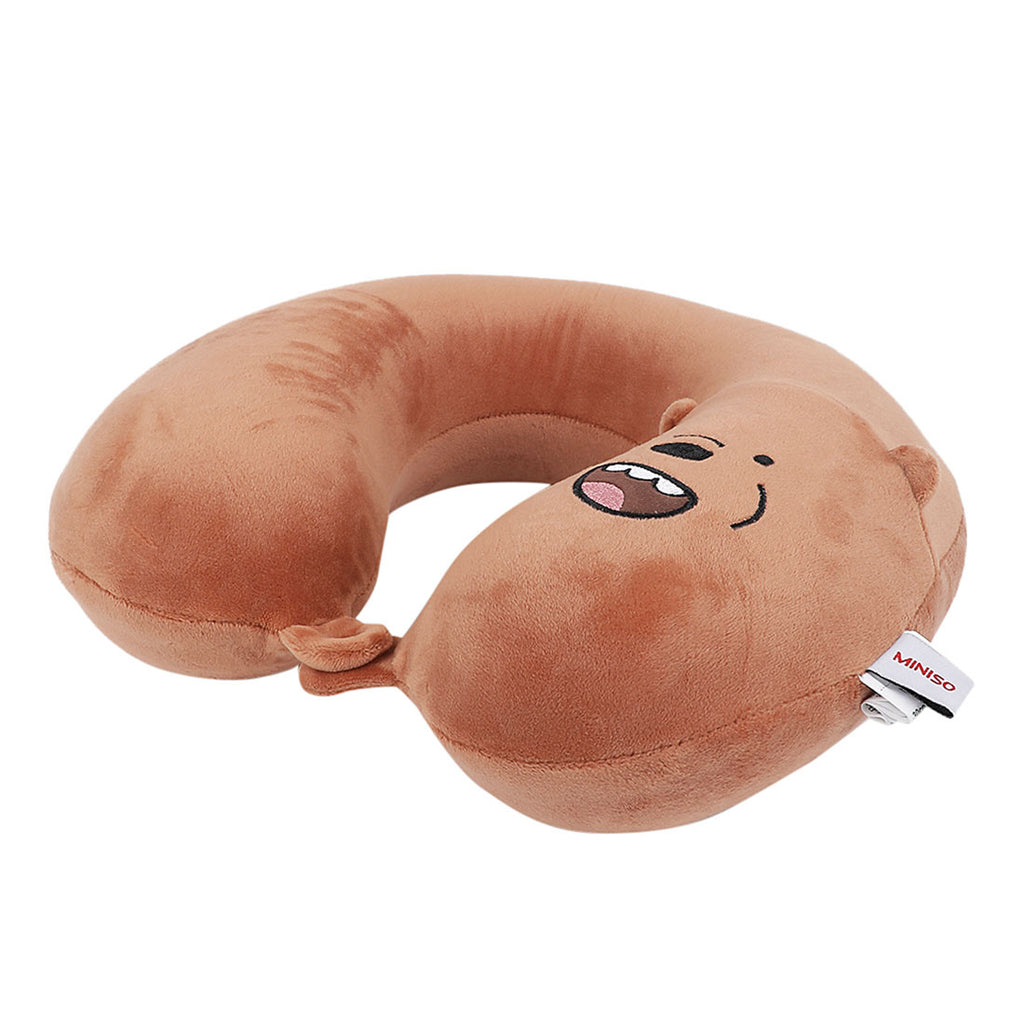 MINISO We Bare Bears- Memory Foam U-shaped Pillow /Bantal Travel