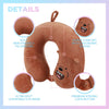 MINISO We Bare Bears- Memory Foam U-shaped Pillow /Bantal Travel