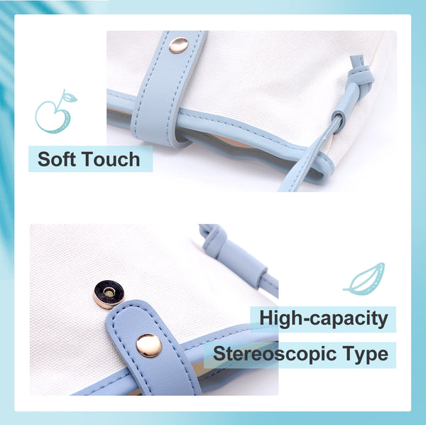 MINISO Tas Selempang Wanita Tas Ember Bucket Bag Sling Bag Canvas