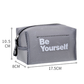 MINISO Tas Kosmetik Wanita Kotak Bentuk Persegi Panjang Tas Makeup Untuk Tas Makeup Saat Perjalanan