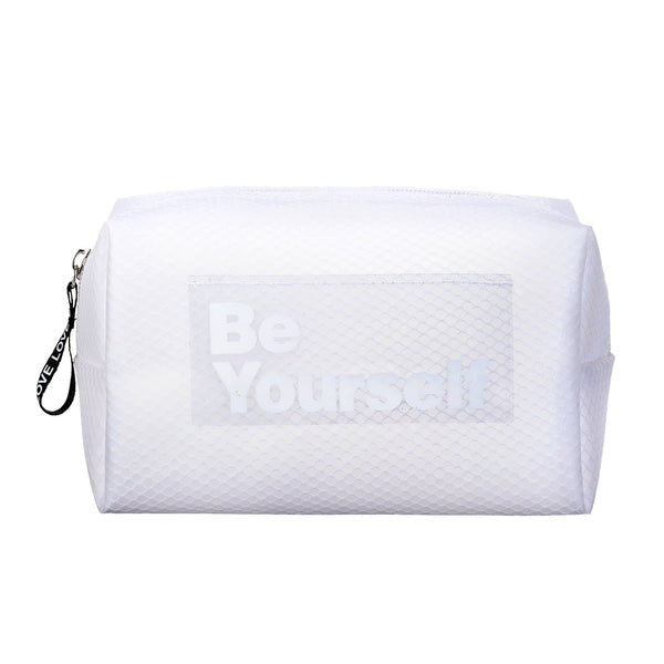 MINISO Tas Kosmetik Wanita Kotak Bentuk Persegi Panjang Tas Makeup Untuk Tas Makeup Saat Perjalanan