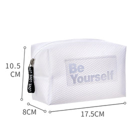 MINISO Tas Kosmetik Wanita Kotak Bentuk Persegi Panjang Tas Makeup Untuk Tas Makeup Saat Perjalanan