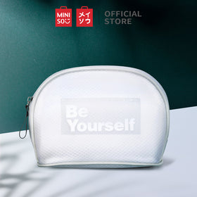 MINISO Tas Kosmetik Wanita Kotak Bentuk Persegi Panjang Tas