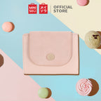 MINISO Dompet Wanita Pendek Kecil Lipat Buram Simple Korea Kasual