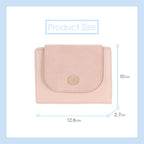 MINISO Dompet Wanita Pendek Kecil Lipat Buram Simple Korea Kasual