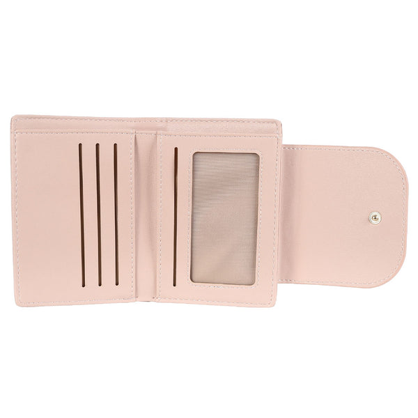 MINISO Dompet Wanita Pendek Kecil Lipat Buram Simple Korea Kasual