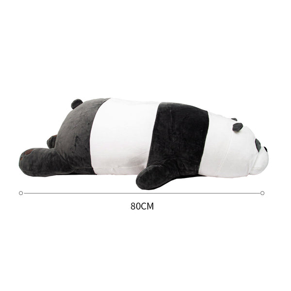 MINISO Boneka 80cm We Bare Bears Berbahan Katun Bantal Lembut untuk Dekorasi di Rumah dan Mobil
