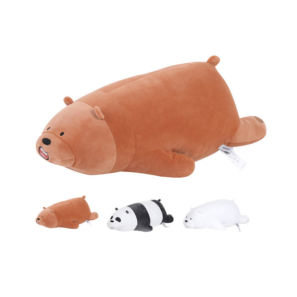 MINISO Boneka 80cm We Bare Bears Berbahan Katun Bantal Lembut untuk Dekorasi di Rumah dan Mobil