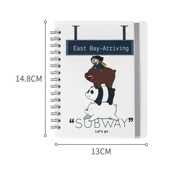 Miniso Official We Bare Bears - Wirebound Book