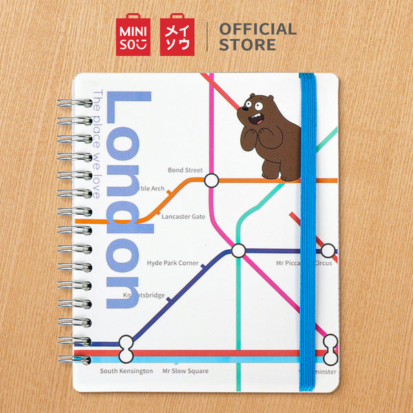 Miniso Official We Bare Bears - Wirebound Book