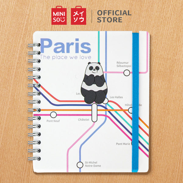 Miniso Official We Bare Bears - Wirebound Book