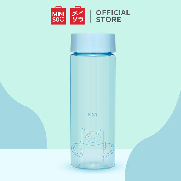 MINISO Botol Minum Plastik Tempat Air Water Lucu Adventure Time 540ml