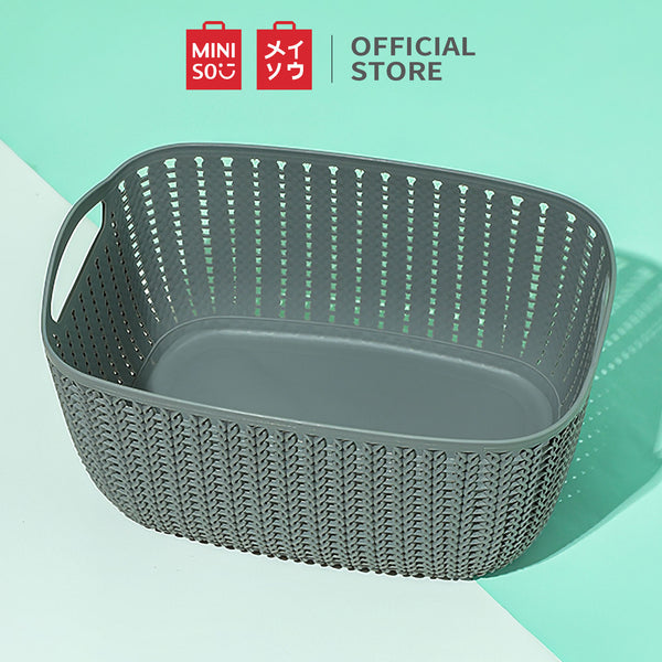 MINISO Keranjang Penyimpanan Rak Serbaguna Multifungsi Ukuran Kecil