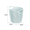 MINISO Keranjang Ember Penyimpanan Bulat Plait Plaited Round Storage Bucket kecil 17x13x13cm