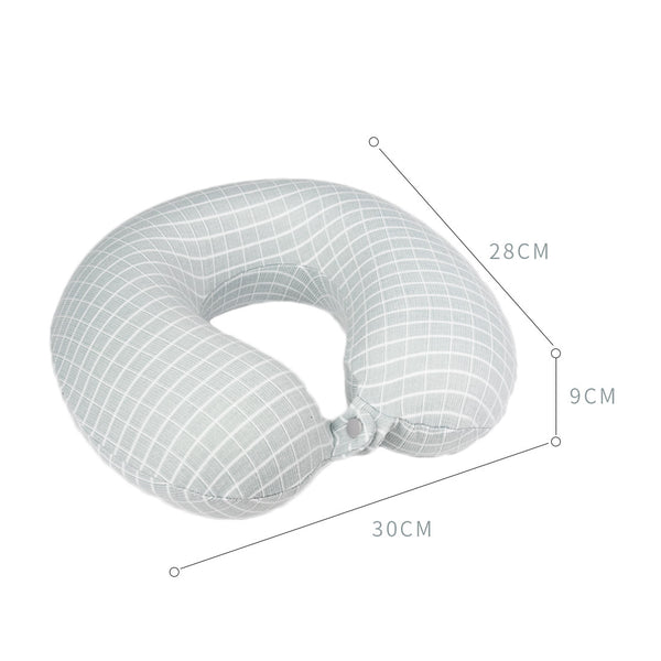 MINISO Bantal Leher Bantal Kepala Travel Mobil Lembut Motif Hewan Lucu