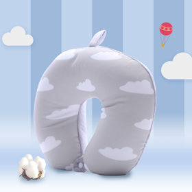 MINISO Bantal Leher Bantal Kepala Travel Mobil Dewasa Lembut Motif