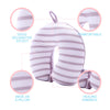 MINISO Bantal Leher Bantal Kepala Travel Mobil Dewasa Lembut Motif
