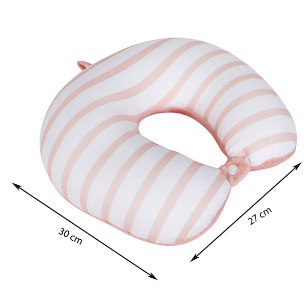 MINISO Bantal Leher Bantal Kepala Travel Mobil Dewasa Lembut Motif