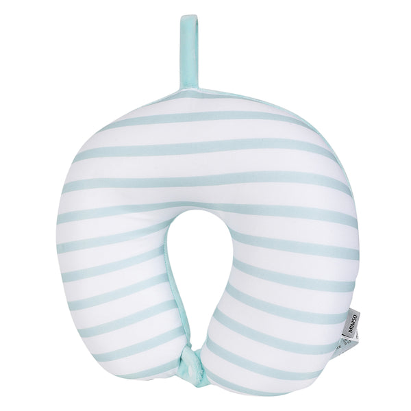 MINISO Bantal Leher Bantal Kepala Travel Mobil Dewasa Lembut Motif