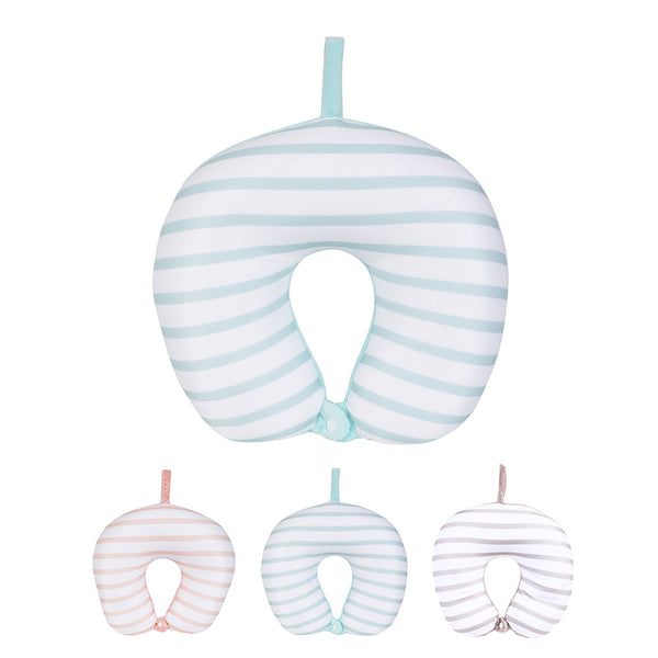 MINISO Bantal Leher Bantal Kepala Travel Mobil Dewasa Lembut Motif