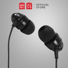 MINISO Earphone Kabel dengan Mic Earbuds in Ear Headphone Noise Cancelling Awet Headset Universal