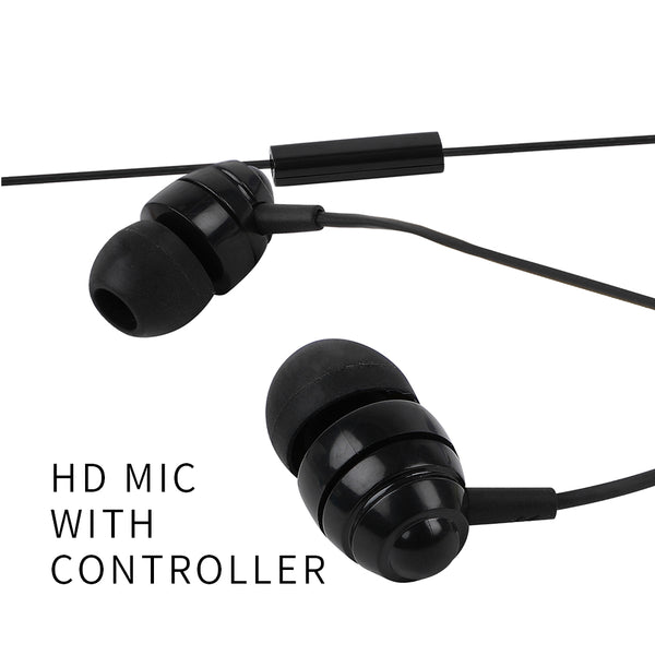 MINISO Earphone Kabel dengan Mic Earbuds in Ear Headphone Noise Cancelling Awet Headset Universal