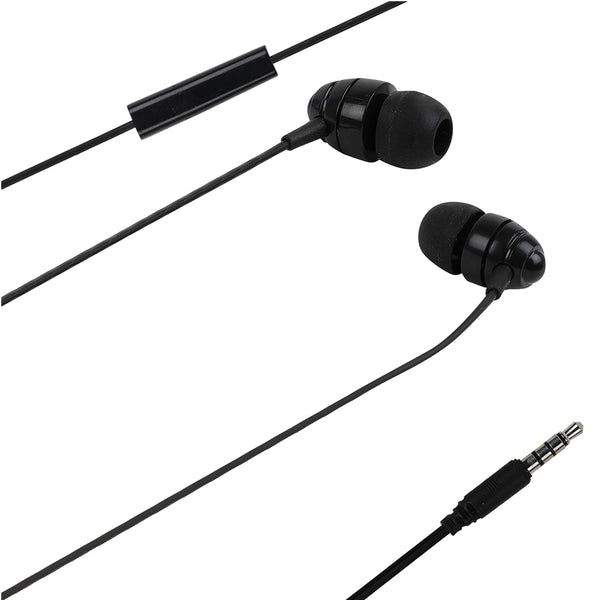 MINISO Earphone Kabel dengan Mic Earbuds in Ear Headphone Noise Cancelling Awet Headset Universal