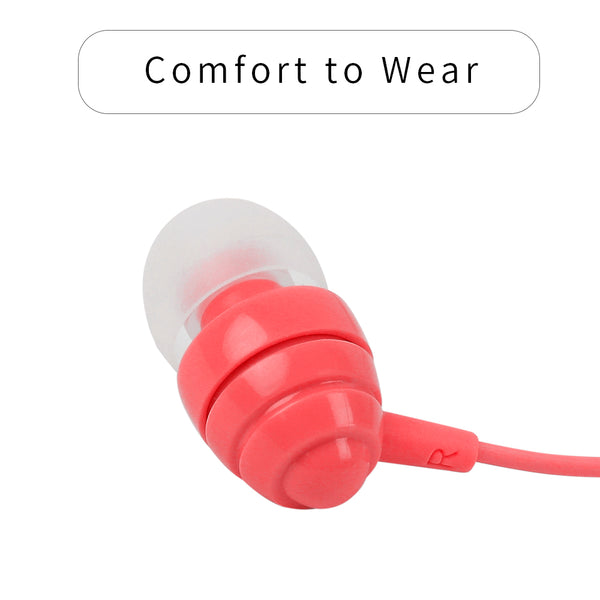 MINISO Headset Earphone Kabel dengan Mic microphone Earbuds in Ear Headphone Noise Cancelling Awet Universal  Stereo Jawab Akhiri Panggilan Musik Hp Laptop PC Original Bass Gaming Wanita Pria Simple Masuk Telinga Android Warna