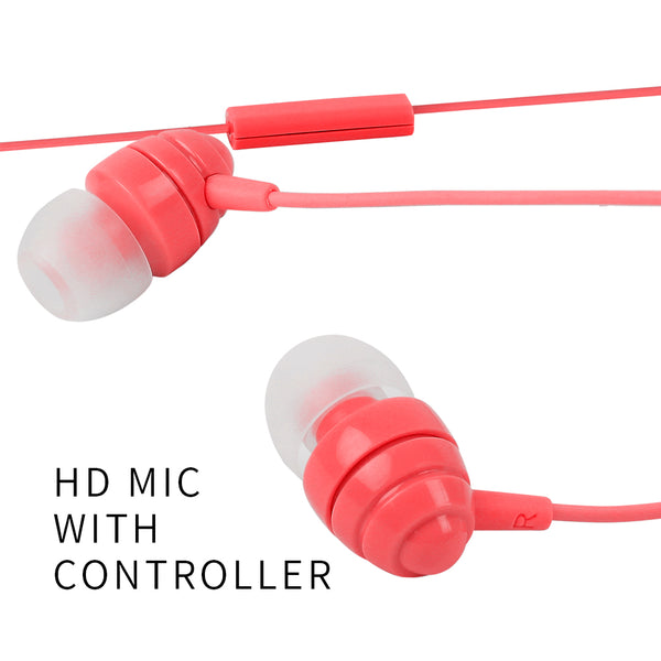 MINISO Headset Earphone Kabel dengan Mic microphone Earbuds in Ear Headphone Noise Cancelling Awet Universal  Stereo Jawab Akhiri Panggilan Musik Hp Laptop PC Original Bass Gaming Wanita Pria Simple Masuk Telinga Android Warna