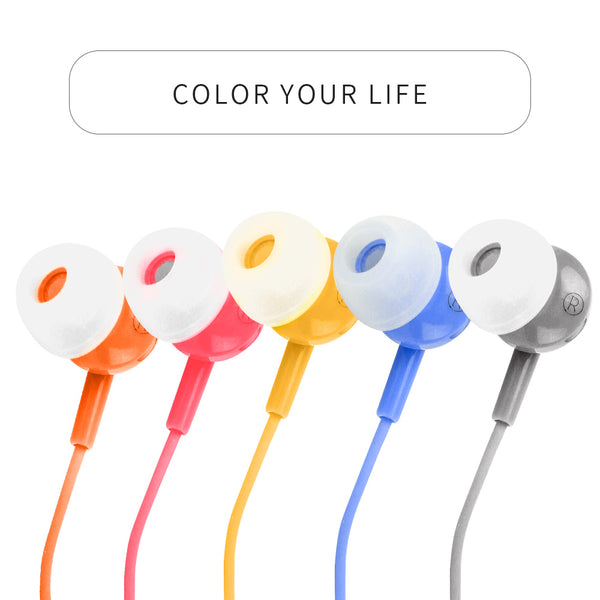 MINISO Earphone Kabel dengan Mic Earbuds in Ear Headphone Noise Cancelling Awet Headset Universal