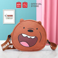 MINISO Tas Selempang Wanita Sling Bag Karakter Lucu We Bare Bears