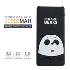MINISO Power Bank 10000mAh Daya Besar Capacity  Charging We Bare Bears