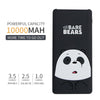 MINISO Power Bank 10000mAh Daya Besar Capacity  Charging We Bare Bears