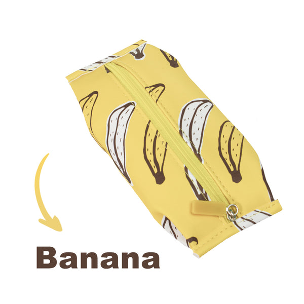 MINISO Pisang Tempat Penyimpanan Pensil Kapasitas Besar untuk gadis SMP SMA Kuliah Kerja Dewasa Penyimpanan Besar