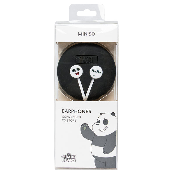 MINISO We Bare Bears Headphone In-Ear Headset Earphone