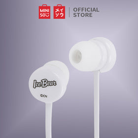 MINISO Earphone Headset Earbud Headphone In-Ear We Bare Bears Tempat Bag Kotak Penyimpanan Earphone Masuk Telinga Kabel Android Warna Stereo Noise Cancelling Jawab Akhiri Panggilan Musik Hp Laptop PC Original Bass Gaming Wanita Pria Simple Olahraga Lucu