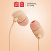 MINISO We Bare Bears Headset Earphone Kabel dengan Tempat Tas