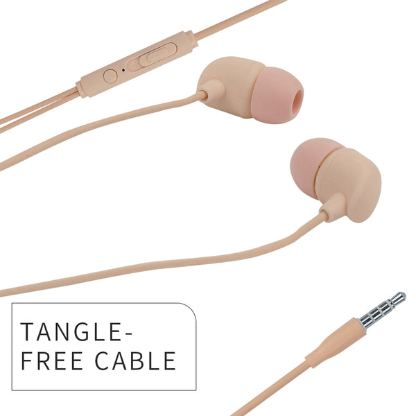 MINISO We Bare Bears Headset Earphone Kabel dengan Tempat Tas