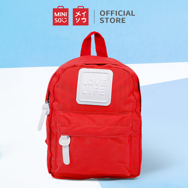 MINISO Tas Ransel Backpack Tas Pungung Travel Motif Ukuran Kecil