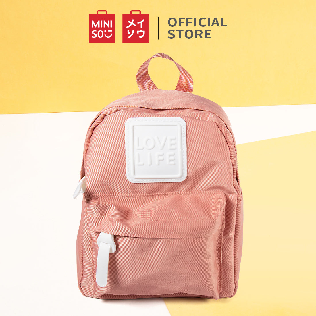 MINISO Tas Ransel Backpack Tas Pungung Travel Motif Ukuran Kecil