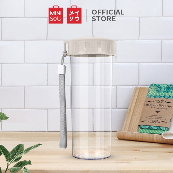 Miniso Botol Air Plastik Klasik Botol Portabel 480ml