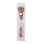 MINISO Kuas Makeup Brush 2 In 1 Loose Powder Bedak Tabur Foundation - LIVESTREAM