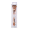 MINISO Kuas Makeup Brush 2 In 1 Loose Powder Bedak Tabur Foundation - LIVESTREAM