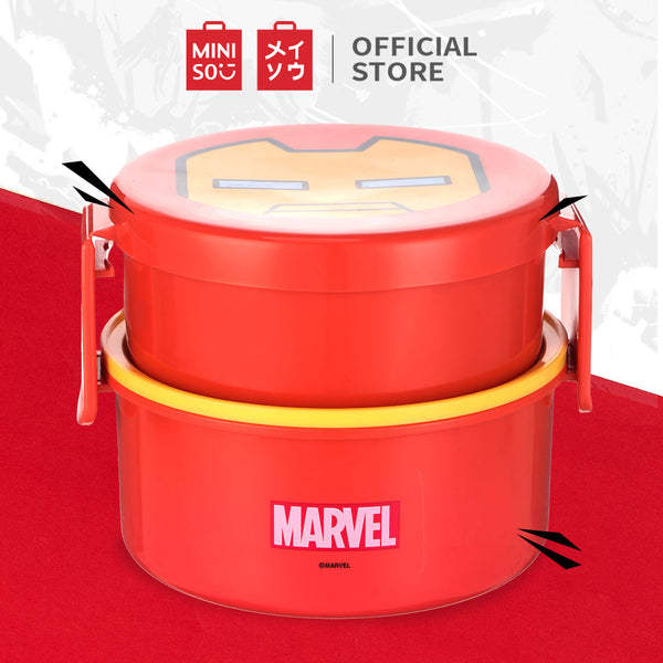 MINISO X MARVEL Kotak Bento Berlapis Ganda Double layered Bento Box 500ml