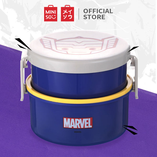 MINISO X MARVEL Kotak Bento Berlapis Ganda Double layered Bento Box 500ml
