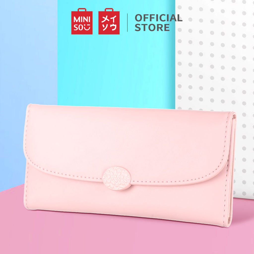 Miniso Dompet Wanita Kopling Dengan Pemegang Kartu