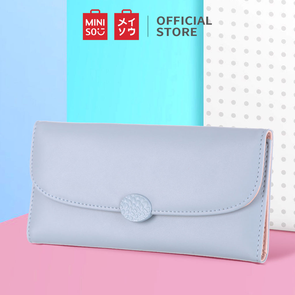 Miniso Dompet Wanita Kopling Dengan Pemegang Kartu