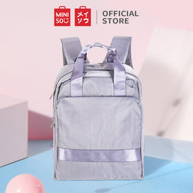 MINISO Tas Ransel Laptop Kasual Tas Punggung Wanita Cewek Tas Laptop