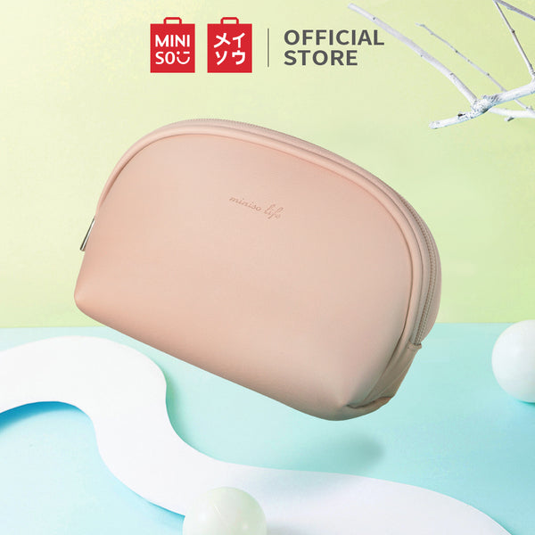 MINISO Tas Penyimpanan Kosmetik Tempat Makup Cosmetic Bag Simple，Tas KosmetikPouch Dompet /Make Up Cosmetic Mini Bag  /Tas penyimpanan barang makeup kotak